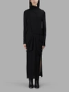 BARBARA I GONGINI BARBARA I GONGINI WOMEN'S DECONSTRUCTED BLACK WOOL DRESS