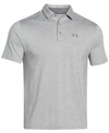 UNDER ARMOUR MEN'S PLAYOFF PERFORMANCE HEATHER GOLF POLO