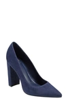 Marc Fisher Ltd Abilene Pointed Toe Pump In Dark Blue