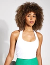 BEYOND YOGA SPACEDYE WELL ROUNDED CROPPED HALTER TANK