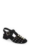 Cecelia New York Gigi Sandal In Black Suede