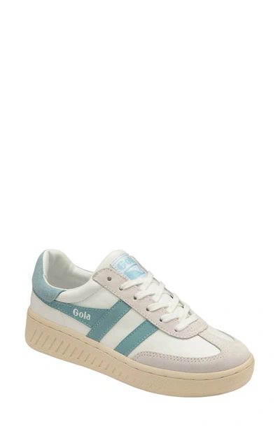 Gola Dropshot Sneaker In White/ Powderblue