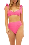 Beach Riot Blair Underwire Bikini Top In Strawberry Moon