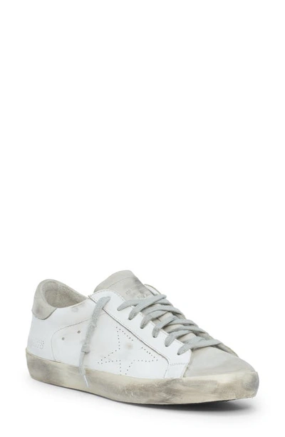 Golden Goose Men's Super Star Lace Up Sneakers In White/ice