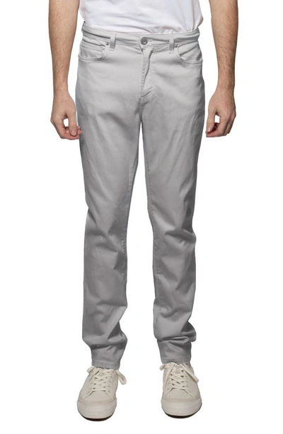 Monfrere Brando Parisian Luxe Slim Fit Jeans In Light Grey