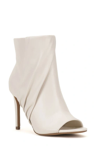 Vince Camuto Atonnaa Open Toe Bootie In Coconut Cream