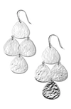 Ippolita Sterling Silver Classico Cringle Multi Disk Drop Earrings In Silver