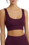 Hanky Panky Lounge Bralette In Dried Cherry