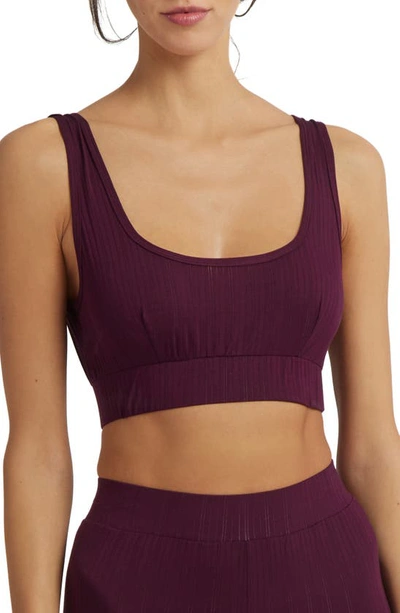 Hanky Panky Lounge Bralette In Dried Cherry
