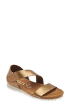 Pedro Garcia Jedda Strappy Wedge Sandal In Tobacco Cervo