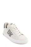 Dkny Abeni Sneaker In Bright White/silver