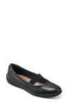 Easy Spirit Golden Ballet Flat In Black