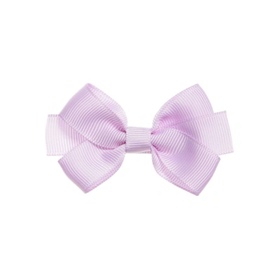 Peach Ribbons Kids' Girls Lilac Purple Bow Hair Clip (7cm)