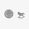 TALES FROM THE EARTH SILVER COIN & ROCKING HORSE CHARMS (2CM)