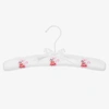 POWELL CRAFT GIRLS WHITE PADDED MOUSE CLOTHES HANGER (32CM)