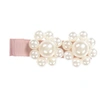 MILLEDEUX GIRLS PINK PEARL BEAD HAIRCLIP (4CM)