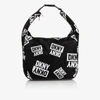 DKNY DKNY GIRLS BLACK LOGO SHOULDER BAG (48CM)