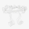 ROMANO GIRLS WHITE TULLE FLORAL GARLAND