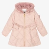 ANGEL'S FACE GIRLS PALE PINK QUILTED COAT