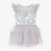 Tutu Du Monde Baby Girls Blue Tulle Mermaid Costume In Blue