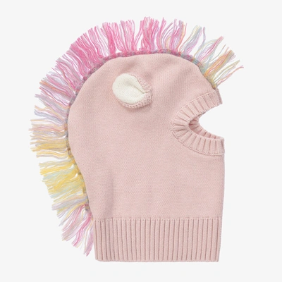 Stella Mccartney Kids' Knit Hood In Pink