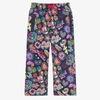 MARC JACOBS MARC JACOBS GIRLS BLUE PATCH FLARED JOGGERS