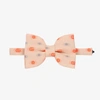 GUCCI BOYS PALE PINK GG BOW TIE (11CM)