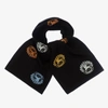 Burberry Black Merino Wool Scarf (128cm) In Black