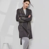 Lunya The Short Robe In Gray