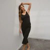Shop Lunya Organic Pima Romper In Immersed Black