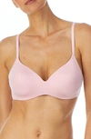 Dkny Litewear Wireless Contour Bra In Pink Mist