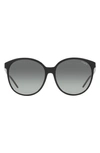 Vogue 56mm Gradient Phantos Sunglasses In Black