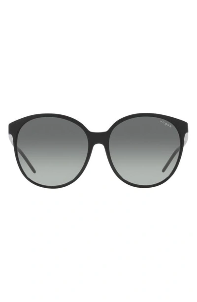 Vogue 56mm Gradient Phantos Sunglasses In Black