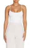 Naked Wardrobe Tank Bodysuit In White