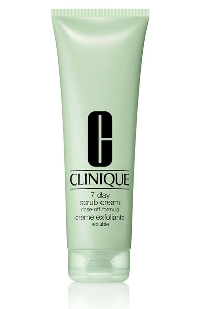 CLINIQUE JUMBO SIZE 7 DAY SCRUB CREAM EXFOLIATING CLEANSER RINSE-OFF FORMULA, 8.5 OZ