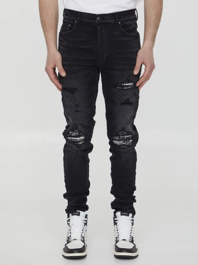 Amiri Mx1 Jeans Grey In Black