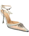 MACH & MACH BOW OF ELIZABETH SATIN PUMP