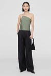 Anine Bing Mandy Top In Artichoke In Green