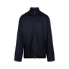 Balenciaga Men Track Jacket In Blue