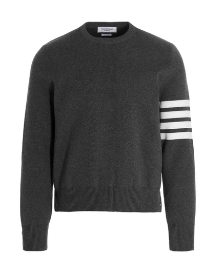 Thom Browne 4 Bar Sweater, Cardigans Gray
