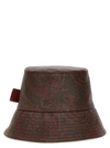 ETRO PAISLEY BUCKET HAT HATS RED