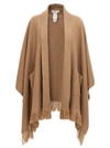 Fabiana Filippi Fringed-trim Open-front Poncho