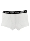 Dsquared2 Icon Briefs In Stretch Cotton In White