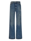 Acne Studios Distressed Mid-rise Jeans In 863 Mid Blue