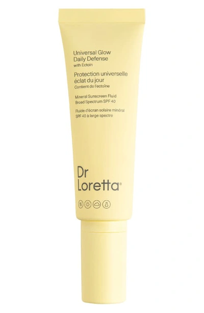 Dr Loretta Universal Glow Daily Defense Mineral Sunscreen Fluid Spf 40, 1.7 oz In N,a
