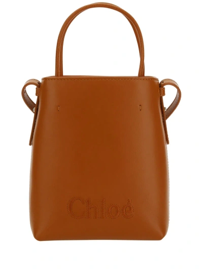 Chloé Sense Handbag In Caramel
