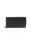 AUTOMOBILI LAMBORGHINI AUTOMOBILI LAMBORGHINI BLACK CALFSKIN MEN'S WALLET