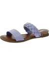 Sun + Stone Womens Open Toe Slide Sandals In Multi