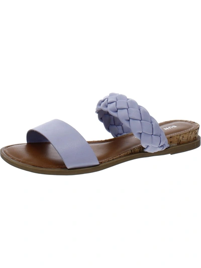 Sun + Stone Womens Open Toe Slide Sandals In Multi