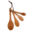 Norpro Beechwood Measuring Spoons, Set Of 4 In Brown